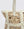 Close Up View: Sand & White Floral Crochet Tote with Zipped Closure