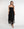 Black Lace Trim Maxi Dress with Slip On Design