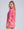 Back View: Pink Butterfly Beach Cover Up with Jewelled Neckline