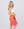 Side View: Pink Butterfly Print Sarong with Wraparound Design