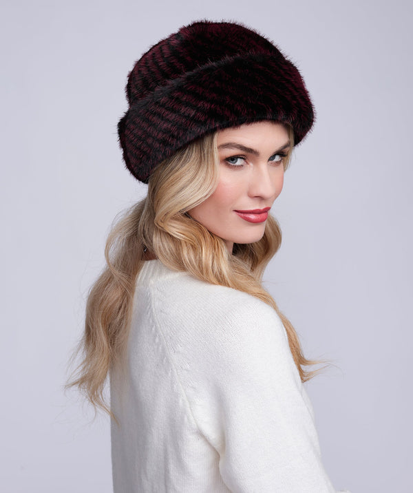 Donatella Hat - Burgundy