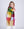 Multicoloured Block Pattern Blanket Scarf for a Cosy and Bright Look