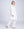 Winter White Faux Fur Coat with Waist Belt