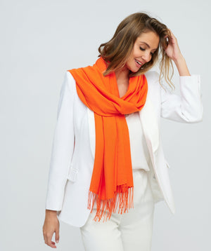 Pashmina Shawl - Orange