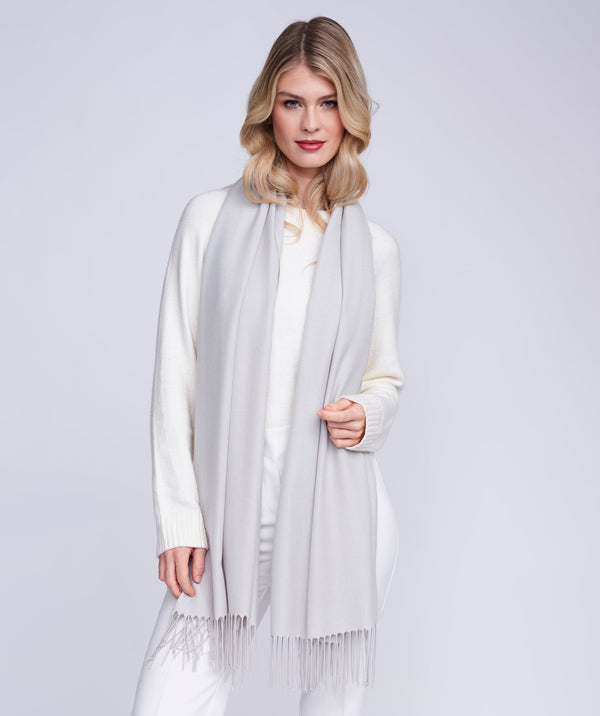 Pia Pashmina - Silver Grey
