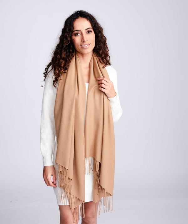 Pashmina Shawl - Taupe