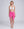 Hot Pink Fringed and Beaded Sarong with Tassels and Shell Beading