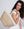 Natural Straw Basket Bag with Pearl Embellishments and Zip Closure