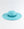 Turquoise Wide Brim Hat with Tonal Bead Embellishment