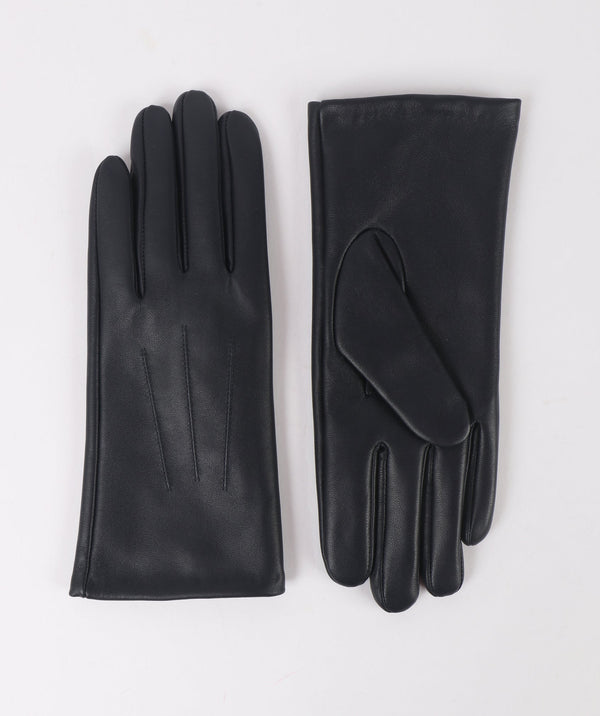 Classic Ladies Black Leather Glove